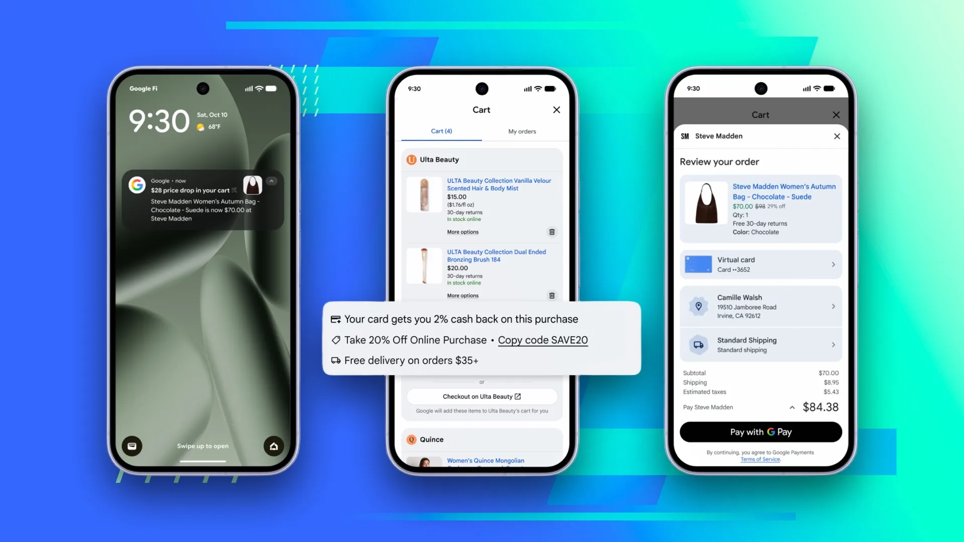 Google’ın yeni Universal Cart, şu anda almak istediğiniz ürünleri fiyatları izliyor – ayrıca 3 başka püf noktası